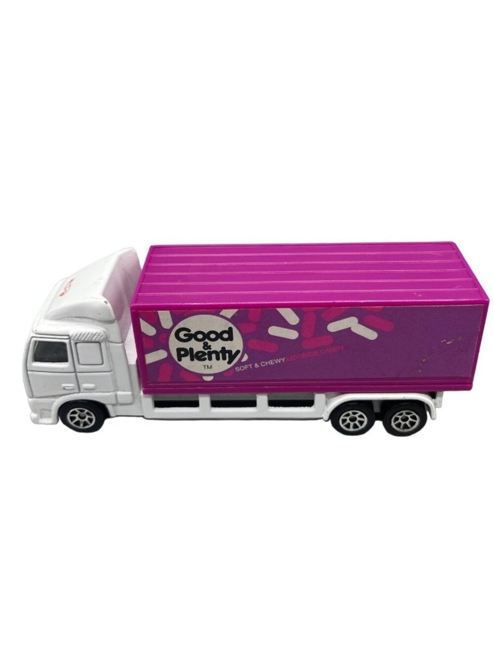 Hot Wheels 1996 Mattel Inc. Die Cast Good & Plenty Licorice Candy Box Truck READ